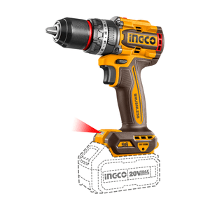 Parafusadeira Furadeira INGCO 96Nm BL Bateria 20V P20S