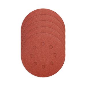 Jogo de discos de lixa p/ lixadeira orbital c/ 5 peças INGCO