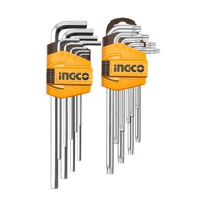 Jogo De Chave INGCO Allen E Torx 18 Peças