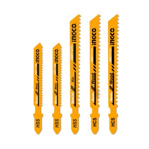 Jogo Lâminas Serra Madeira Metal 5 Peças INGCO